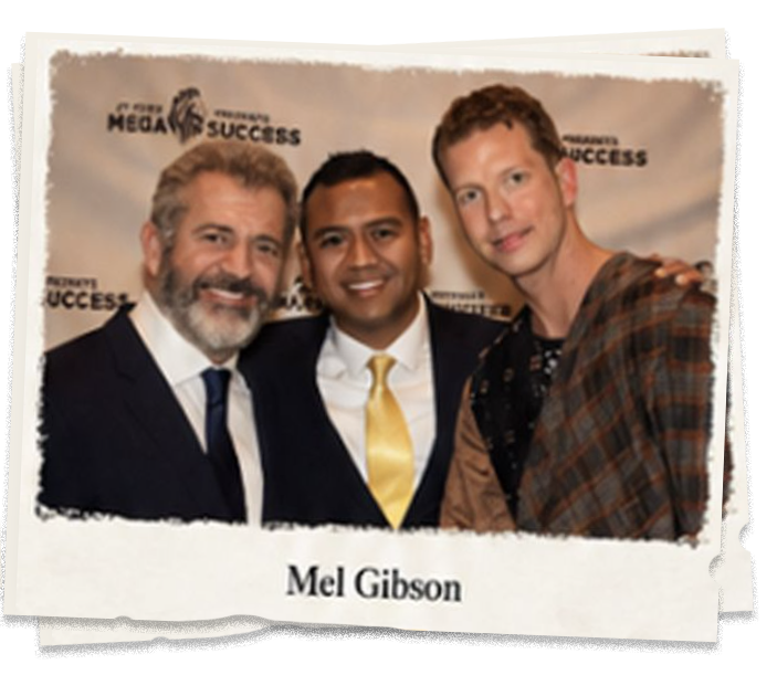 Aulundrew with Mel Gibson